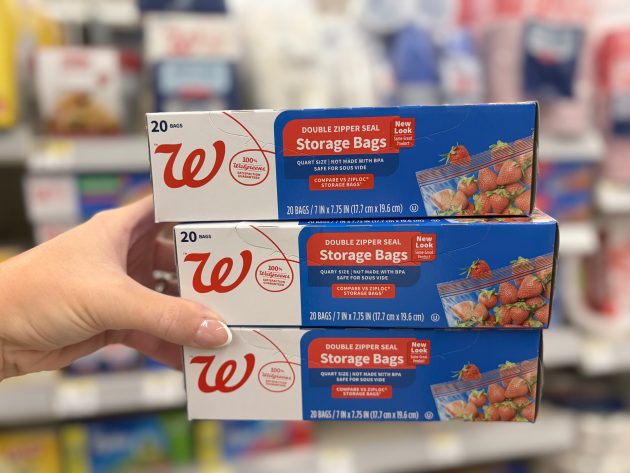 Walgreens Storage Bags