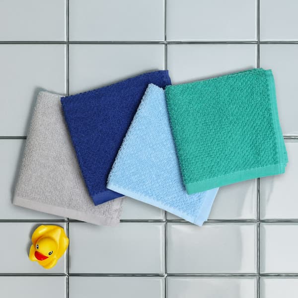 Your Zone 8 Pack Kids Wash Cloths Cotton Blended Fabric deal