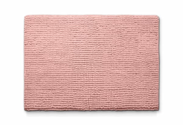 Your Zone Kids Pink Memory Foam Noodle Single Bath Rug with Nonslip Backside, 17" x 24" deal