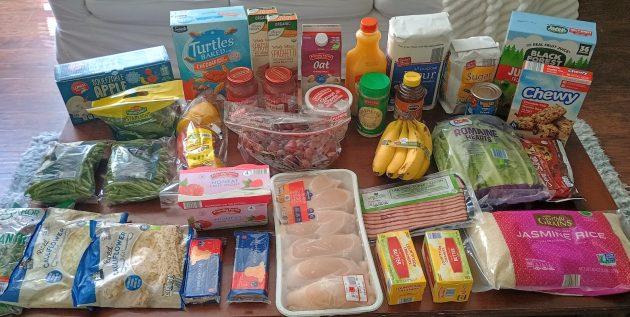 Brigette’s $132 Grocery Shopping Trip and Weekly Menu Plan for 4!