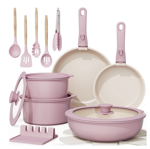 Astercook 20-Piece Ceramic Pots and Pans Set only $59.99 shipped (Reg. $140!)