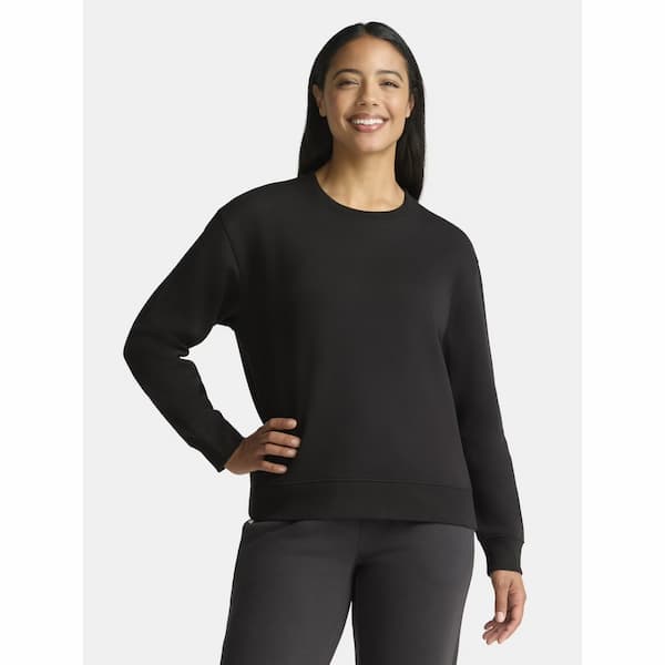 Athletic Works Women's Crewneck Fleece Sweatshirt