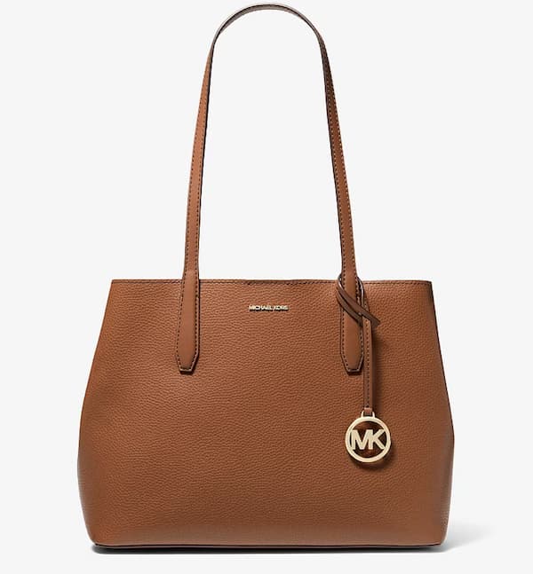 Avalon Medium Pebbled Leather Tote Bag