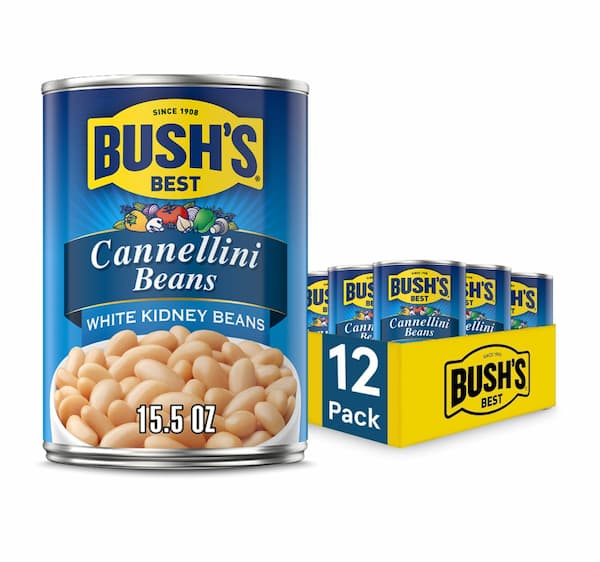 BUSH'S BEST 15.5 oz Canned Cannellini Beans