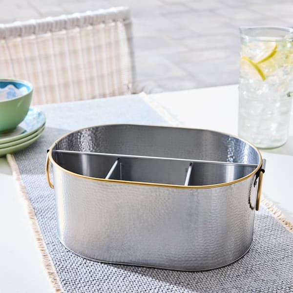 Better Homes & Gardens Hammered Stainless Steel Multiuse Caddy deal