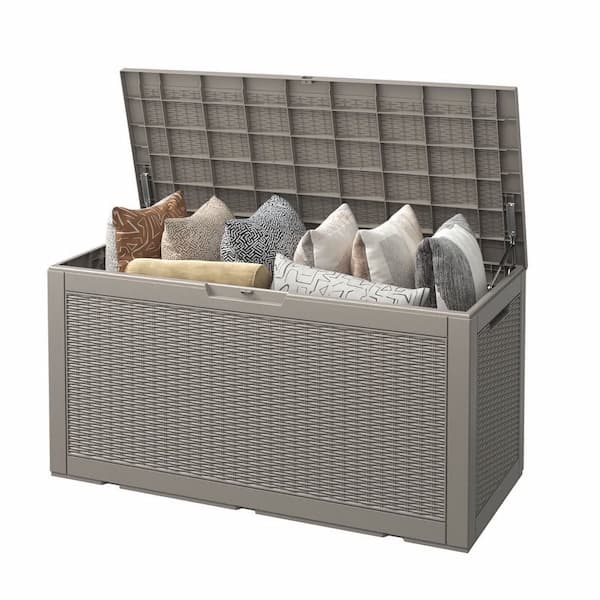 Bifanuo 100 Gallon Resin Deck Box