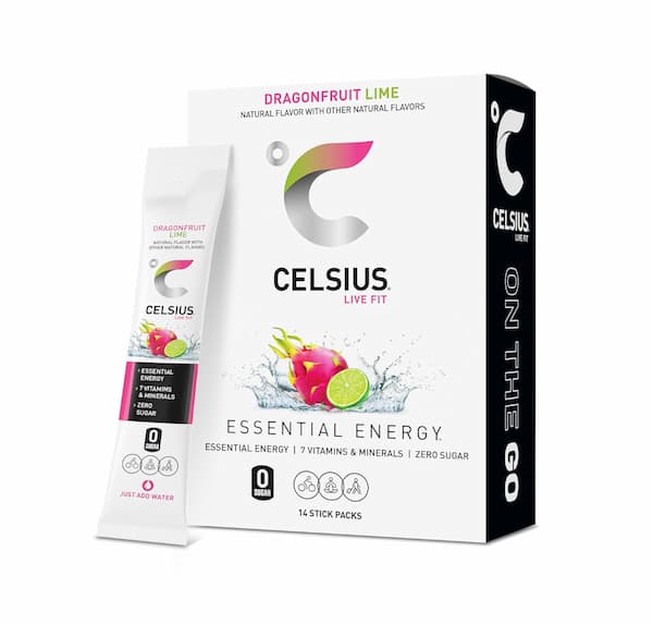 CELSIUS On-The-Go Powder Sticks, 14-Count only $5.70 shipped (Reg. $11!)