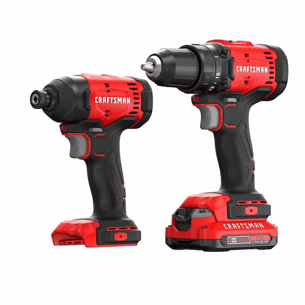 Craftsman V20 20-volt 2 -Tool Power Tool Combo Kit 