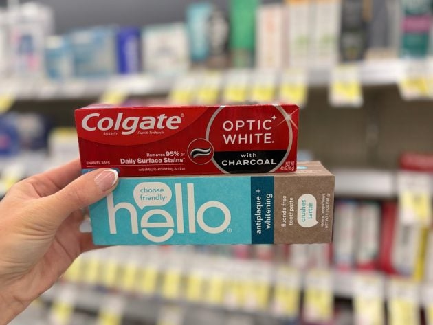 Colgate and Hello Toothpaste