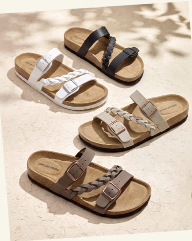 Dream Pairs Women’s Soft Cork Footbed Sandals only $19.59 {Frugal Birks Alternative!}