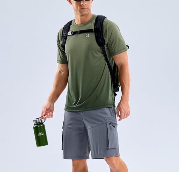 Men’s UV-Protection Short Sleeve T-Shirts as low as $9.87!