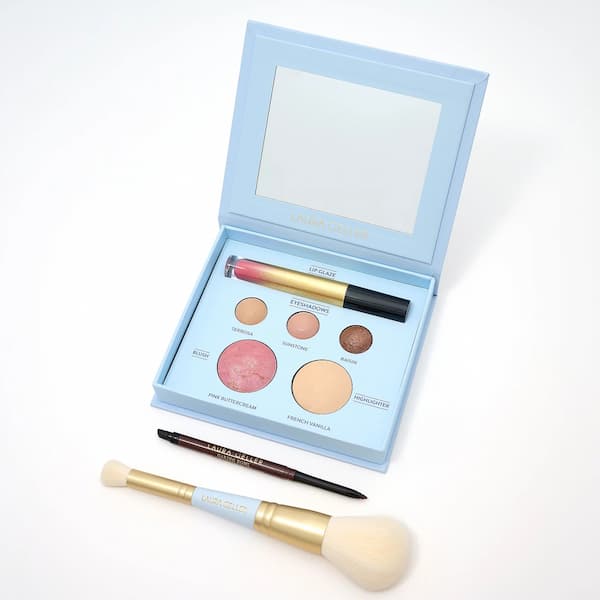 Laura Geller Baked Face Lip & Eye Collection w/ Brush deal