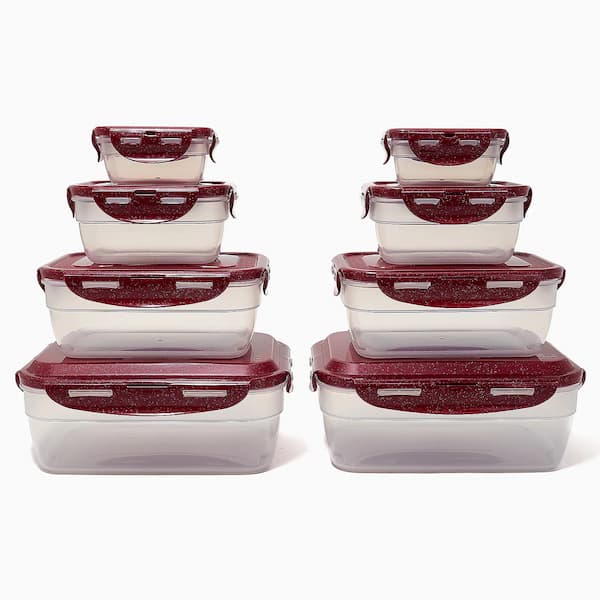 LocknLock 8-Piece Rectangle Nestable Storage Set deal