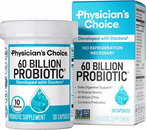 *HOT* Physician’s Choice Probiotics 30-Count (60 Billion CFU) only $10.18 shipped! {Thousands of Five-Star Ratings}