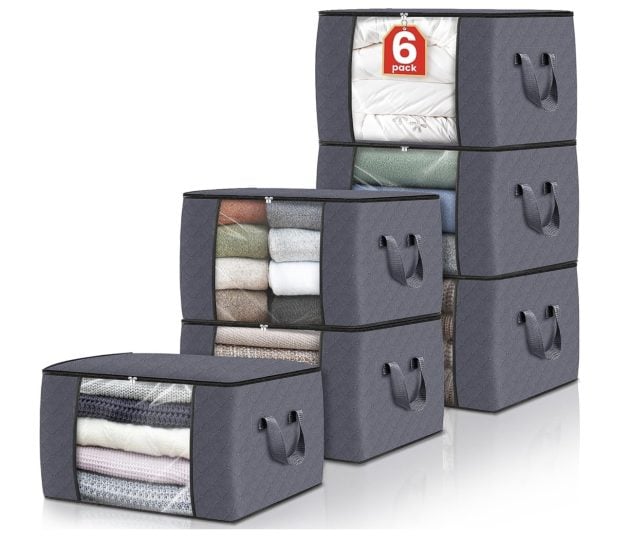Fab Totes Storage Bags (6 count) only $8.27!