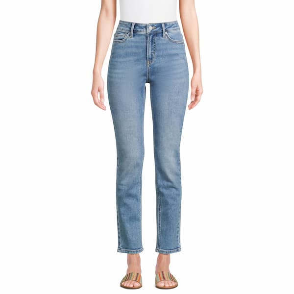 Time and Tru Women’s Mid Rise Straight Leg Jeans