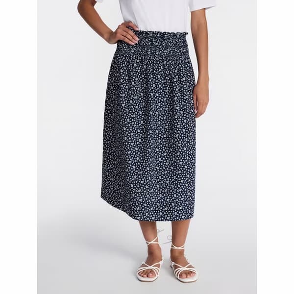 Time and Tru Women's Smocked Skirt deal