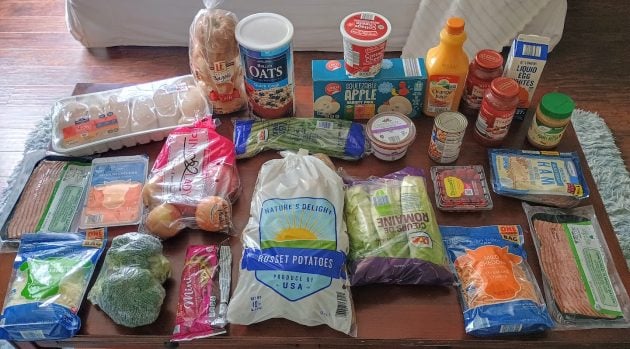 Brigette’s $120 Grocery Shopping Trip and Weekly Menu Plan for 4!