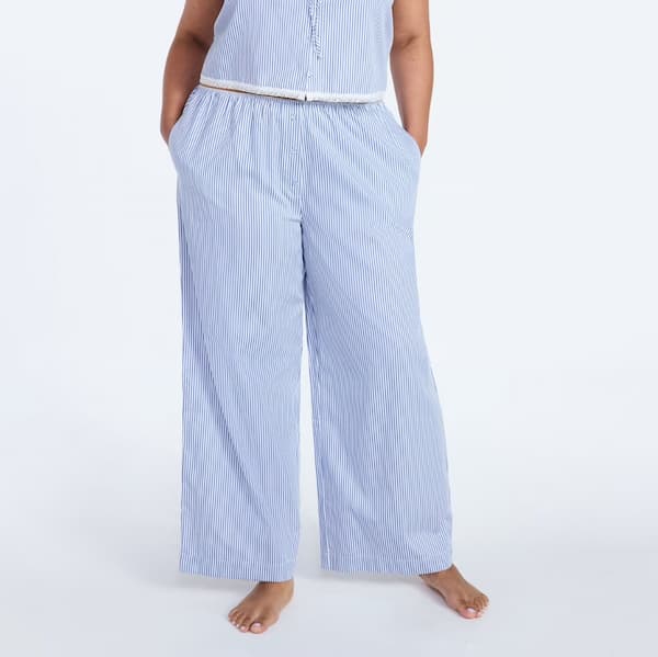 Joyspun Women's Poplin Sleep Pants