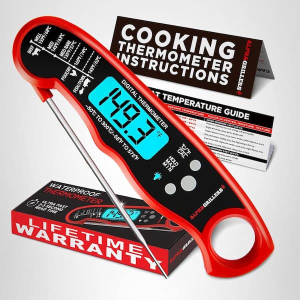 Alpha Grillers Meat Thermometer Digital