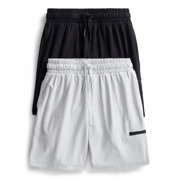 Athletic Works Boys' ButterCore Shorts, 2-Pack, deal