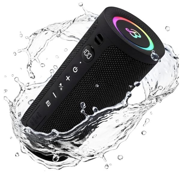 BassBloom Roar 3 Portable Bluetooth Speaker only $16.49!