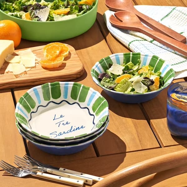 Beautiful by Drew Barrymore 4-Piece Bamboo Melamine Sardine Cereal Bowl Set deal