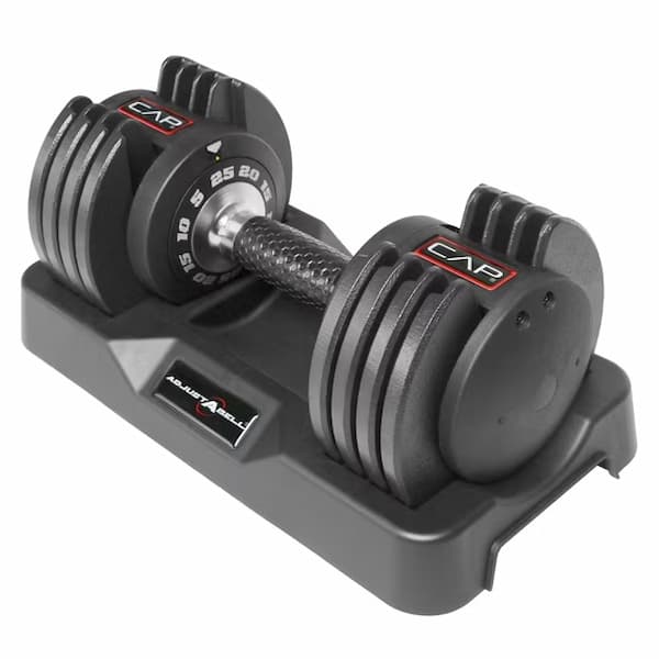 CAP 5-in-1, 25 lb ADJUSTABELL® Dumbbell only $64.99 shipped!