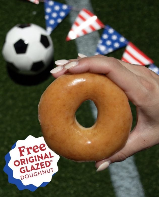 Krispy Kreme: Free Glazed Doughnut Today!