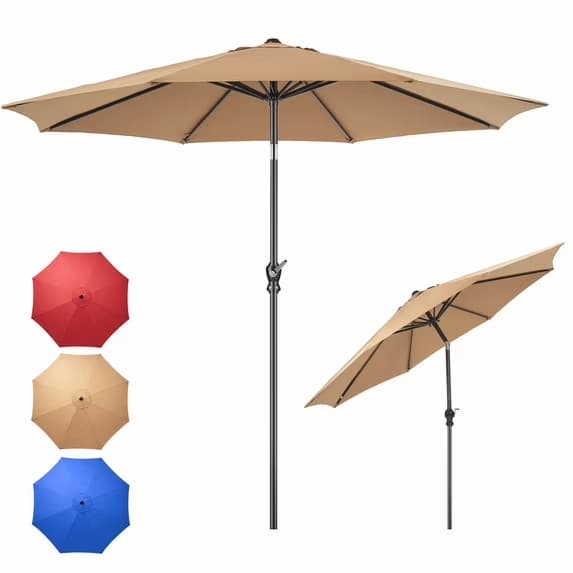 Outdoor Patio 9-Foot Umbrella only $22.99!