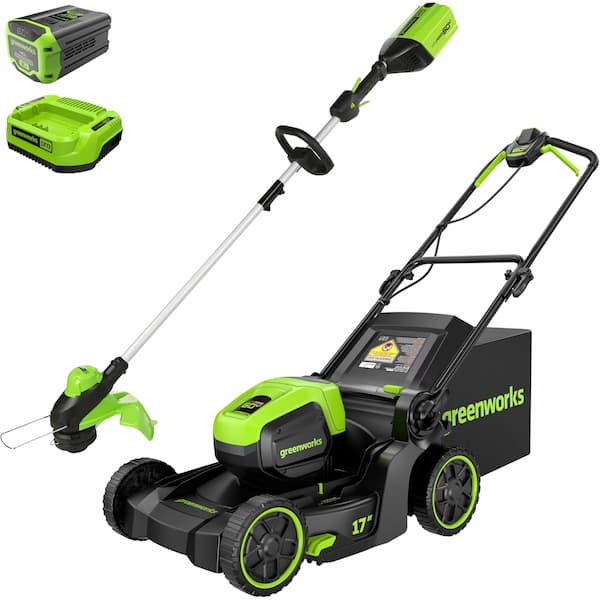 Greenworks 60V Battery Brushless Push Mower and String Trimmer Bundle only $379 shipped (Reg. $550!)