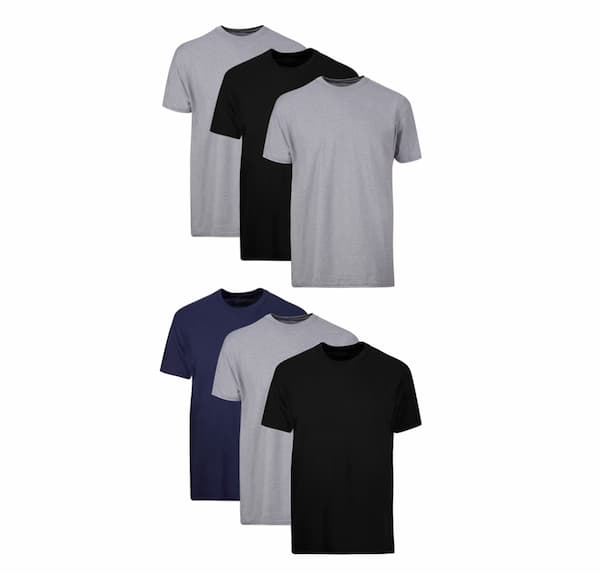 Hanes T-Shirt, 6-Pack