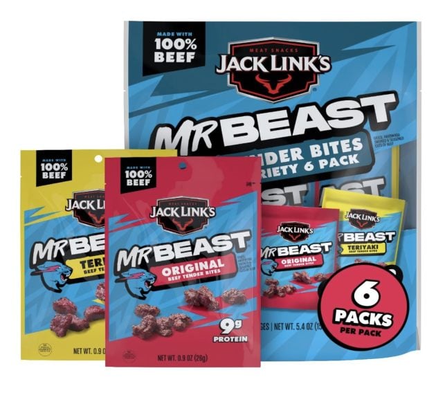 Jack Link’s x MrBeast Original & Teriyaki Beef Jerky (6 packs) only $8.83 shipped!