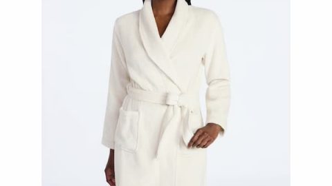 Joyspun Women's Cotton Terry Robe
