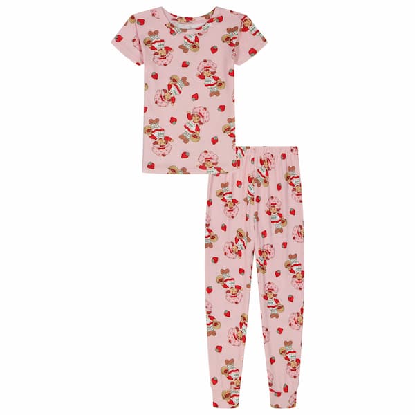 Kids Short Sleeve and Pant Snug Fit Pajama Set, 2-Piece