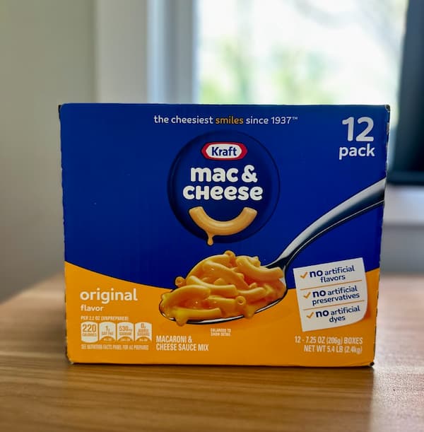 Kraft Macaroni and Cheese, 12 Boxes