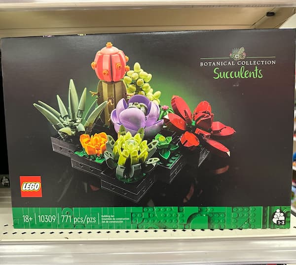 *HOT* LEGO Botanical Collection Succulents Building Set only $25 (Reg. $50)!