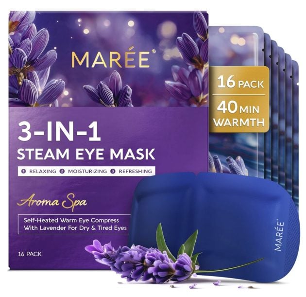 MAREE Heated Eye Masks (16 pack) just $7.99 (Reg. $25!)