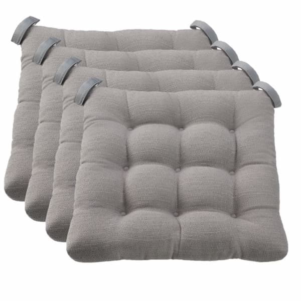 Mainstays Textured Chair Cushions 4-Pack only $16.04!