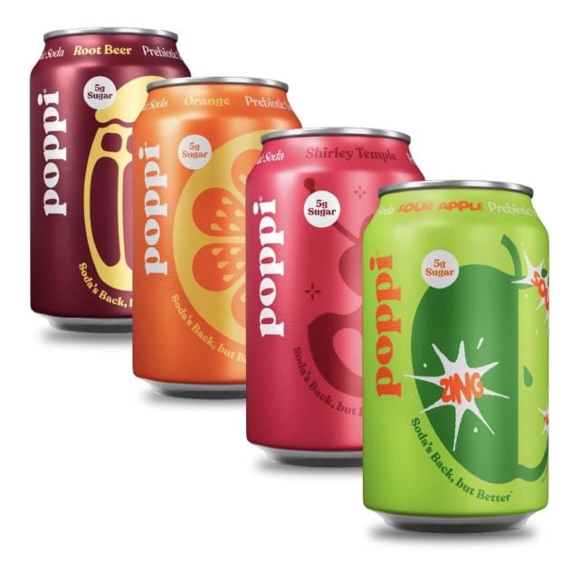 *HOT* Poppi Sparkling Prebiotic Soda Beverages, 12 count only $14.99 shipped! {Prime Day Deal}