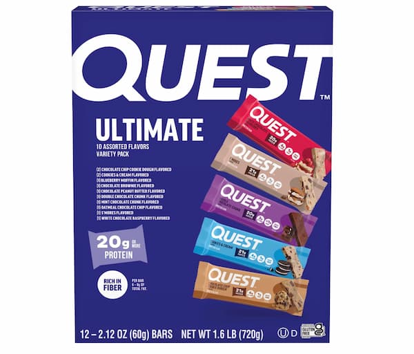 Quest Nutrition Ultimate Variety Pack Protein Bars