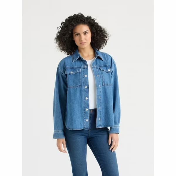 Sofia by Sofia Vergara Women's Relaxed Boyfriend Shirt deal