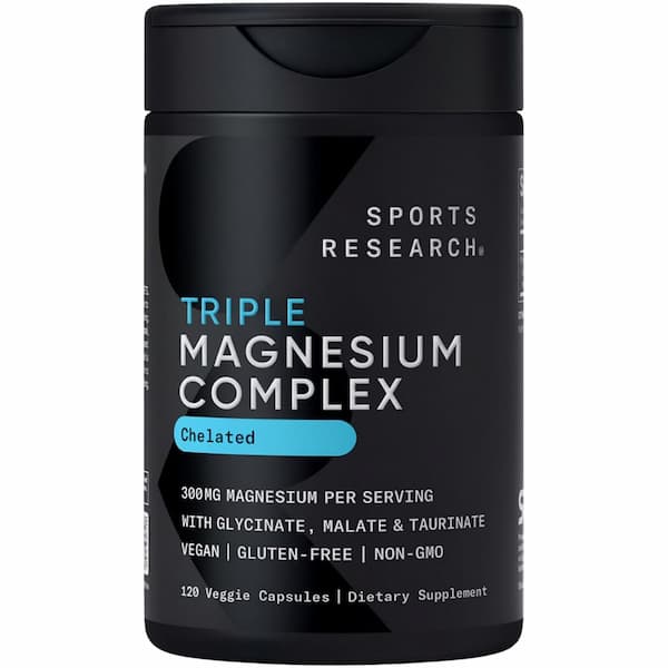 Sports Research Chelated Triple Magnesium Complex 120-Count deal