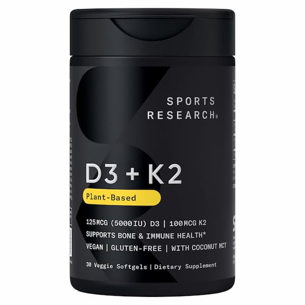 Sports Research Vitamin D3 + K2 30-Count deal