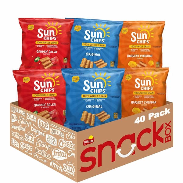 SunChips Multigrain Chips 40-Count Variety Pack only $15.47 shipped! {Prime Day Deal}