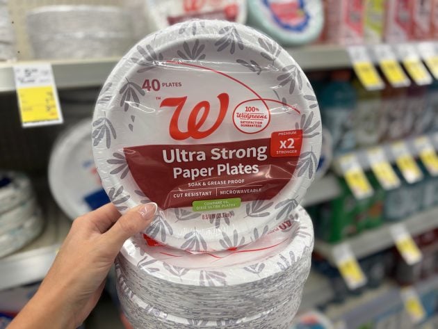 Walgreens Paper Plates