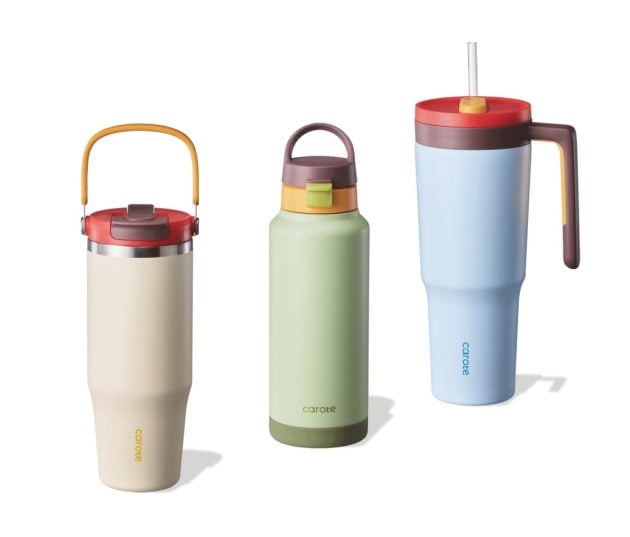 Carote 3-Piece Insulated Stainless Steel Tumbler Set only $24.98!