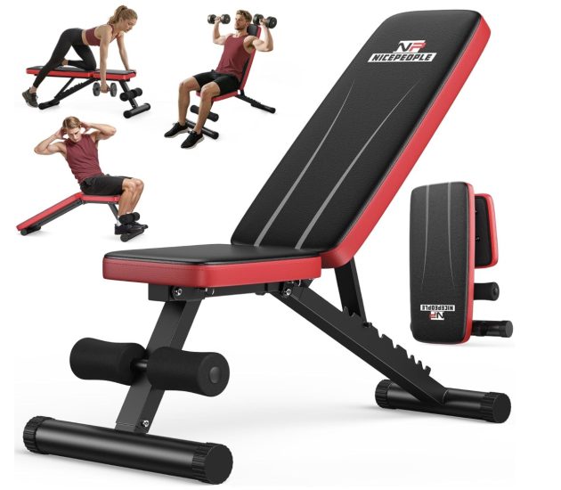 Adjustable Weight Bench only $41.99 shipped!