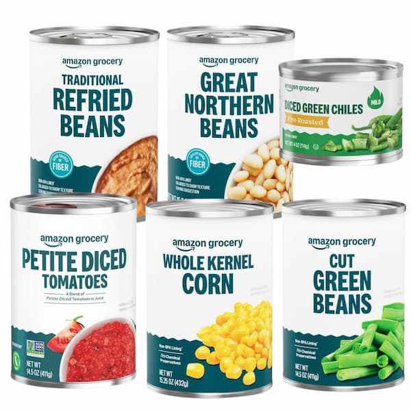 Amazon Grocery Canned Vegetables and Beans deals