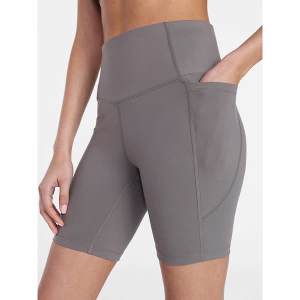 Athletic Works Women's and Women's Plus High Rise Bike Shorts, 7" Inseam
